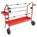 Hecasa 36 Multi-roll Masking Paper Machine W Storage Trays For Auto Body Paint Repair Shop Car Painting Prep Steel Galvanized