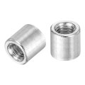 Round Weld Nuts M5 X 8mm On Bung Female Nut Threaded 201 Stainless Steel Insert Weldable 20pcs 