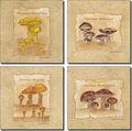 Mushroom Accent Set Ii By Sara Mullen Ceramic Tile 4 25 X Kitchen Backsplash 