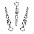 High Strength Fishing Snap Swivels Ball Bearing Stainless Saltwater Corrosion Resistance Barrel Swivel For Freshwater 10