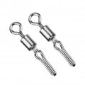 High Strength Fishing Snap Swivels Ball Bearing Stainless Saltwater Corrosion Resistance Barrel Swivel For Freshwater 10
