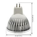 10 Pack Gu5 3 Mr16 3w Led Bulbs Cool White 6000k 210lm Dc 12v 20 Watt Incandescent Equivalent Ultra Bright Energy Saving