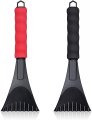 Econour Windshield Ice Scraper For Car 2 Pack Window To Remove Snow Frost And Crusher With Foam Handle Perfect Grip Removal 