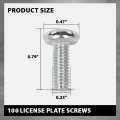 100 License Plate Screws For Toyota Honda Lx And Some Other Foreign Cars