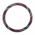 X Autohaux 40cm 16 Inch Universal Car Steering Wheel Cover Non-slip With Ethnic Style Multicolor Printing Pattern
