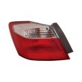 Tail Light Assembly For Honda Accord Sedan 2013 2014 2015 Driver Side Ex Lx Sport Model Ho2804101 33550 T2a A01 Halogen Red 