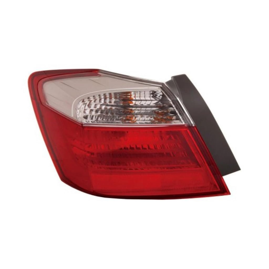 Tail Light Assembly For Honda Accord Sedan 2013 2014 2015 Driver Side Ex Lx Sport Model Ho2804101 33550 T2a A01 Halogen Red