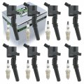 Partszen Dg508 Dg457 Dg472 Dg491 Sp-497 Ignition Coil Spark Plug Ford E-150 F-350 Econoline Excursion Expedition Heritage 4 6l 