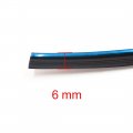 Uxcell 8m X 6mm Chrome Blue Flexible Car Decorative Trim Strip Line