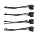 4x Ignition Coil Female Connector Plug Harness For 2006 Buick Lucerne 3 8l 4 6l Repl 90919-02244 90080-19015 90919-02239 