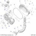 Polaris Rzr Inner Clutch Cover Assembly Genuine Oem Part Qty 1