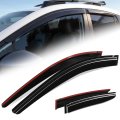 Auto Dynasty Window Visors For 2024-2026 Subaru Crosstrek Impreza 4pcs Front Left Right Tape-on Deflectors Rain Guards Sun Wind 