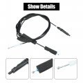 X Autohaux 74880snaa01 Trunk Lid Fuel Door Release Cable Replace For Honda Civic 2006-2011 Black