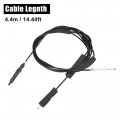 X Autohaux 74880snaa01 Trunk Lid Fuel Door Release Cable Replace For Honda Civic 2006-2011 Black