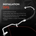 A-premium A C Suction Line Hose Assembly Compatible With Subaru Forester 2011-2013 H4 2 5l Compressor To Evap