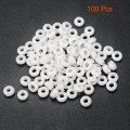 Uxcell Wire Protector Oil Resistant Armature Rubber Grommet 5mm Inner Dia 100pcs White