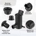 X Autohaux 85330-12340 Windshield Washer Motor Pump With Grommet For Toyota Camry Solara Corolla Matrix