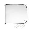 Driver Left Side Mirror Glass Car Rearview Power Heated Exterior Replacement For Ram 1500 2500 3500 2010-2015 68067727aa 