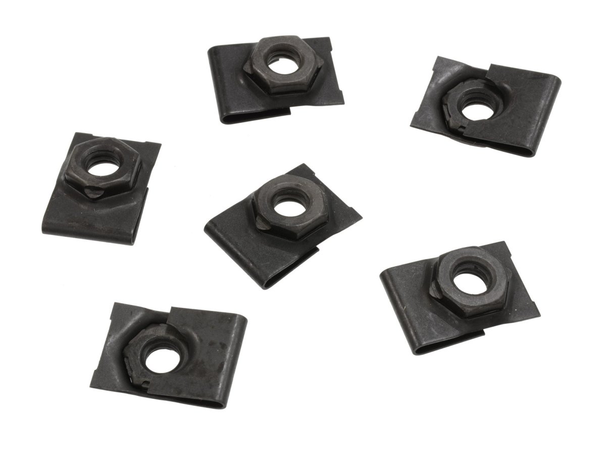 1956-1960 Corvette Radiator Mount J Nuts Set Of 6