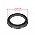 X Autohaux 4pcs Plastic 72 6mm Od To 54 1mm Id Car Hub Centric Rings Wheel Bore Center Spacer Black
