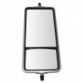 Trq West Coast Mirror 16 X 7 Inch Stainless Steel Bubble Back Convex Glass Lh Driver Side Or Rh Passenger For Hd Semi Truck 