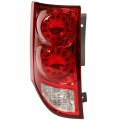 Hecasa Left Tail Light Compatible With 2011-2020 Dodge Grand Caravan Ram C V Replacement For 05182535af Rear Brake Lamplight