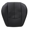 Black With Perforated Insert Driver Side Top Replacement Microfiber Leather Seat Cover For Mercedes Benz E63 E280 E300 E320 