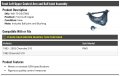 Front Left Driver Side Upper Control Arm And Ball Joint Assembly With Bushing Compatible 1982-2003 Chevy S10 Rwd