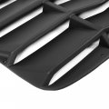 Hecasa Rear Window Louver Compatible With 2016-2020 Honda Civic 2dr Coupe Windshield Sun Shade Cover Vent Abs Plastic Black