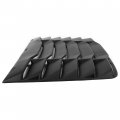 Hecasa Rear Window Louver Compatible With 2016-2020 Honda Civic 2dr Coupe Windshield Sun Shade Cover Vent Abs Plastic Black