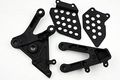 Black Front Rider Foot Pegs Bracket Fit For Honda Cbr600rr 2003 2004 2005 2006