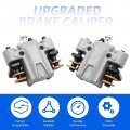 M Mati Rear Left Right Brake Calipers W Pads For Arctic Cat Side By Wildcat Trail 700 1000 X