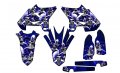 2008-2014 Fits Ufo Restyle Yz 250 2-stroke Jester Blue Senge Graphics Base Kit For Yamaha 