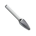 Kodiak Cutting Tools Kct1233 Sf-42 Round Nose Tree Shape Carbide Bur Single Cut 1 8 Diameter 1 Shank 