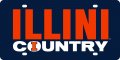 Illinois Illini Country Sd Deluxe Laser Cut License Plate Tag University Of 