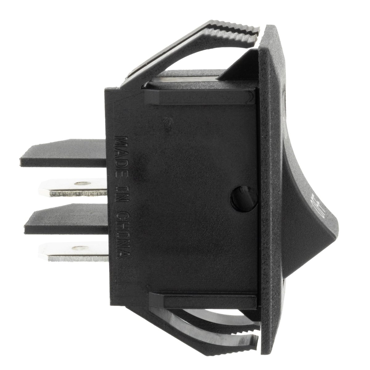 Recpro Rv Single Pole Throw Rocker Switch 20a 12v Dc Mini On Off Spst Black