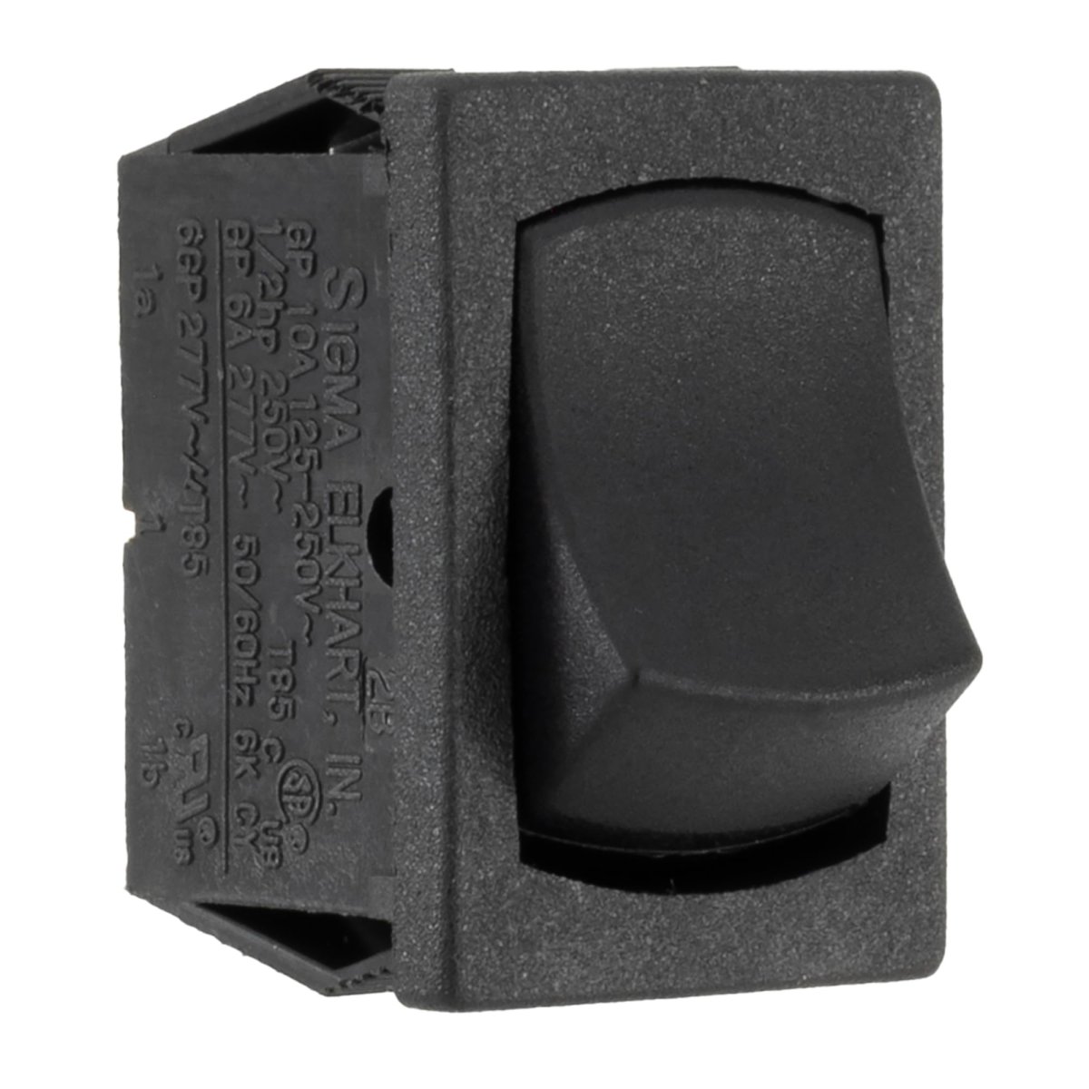 Recpro Rv Single Pole Throw Rocker Switch 20a 12v Dc Mini On Off Spst Black