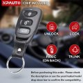 Npauto Key Fob Replacement For Hyundai Sonata 2011 2012 2013 2014 2015less Entry Remote Control Car Key Fobs Osloka-950t 4