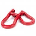 Weileite Front Bumper Tow Hook Shackles Chevy Silverado Gmc Sierra 1500 2007-2018 Ld 2019 Limited Replace 84192871 2pcs Red