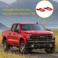 Weileite Front Bumper Tow Hook Shackles Chevy Silverado Gmc Sierra 1500 2007-2018 Ld 2019 Limited Replace 84192871 2pcs Red