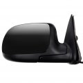 Passenger Side Mirror For 2000-2002 Chevy Avalanche Suburban Tahoe Gmc Yukon Power Adjustment Heated Manual Fold Black Convex