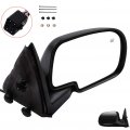 Ocpty Passenger Side Heating Manual Folding Mirrors Compatible With 2002 For Chevrolet Avalanche 1500 2500 2000-2002 Suburban