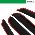 4 Pcs Black Rain Guards Window Visors Deflector For Hilux 2005 To 2015 Plastic Side Wind Deflectors Replacement Set