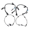 Front Rear Abs Wheel Speed Sensors Set For Honda Civic 2016 2022 Left Driver And Right Passenger Side Replaces 47510tbaa02 