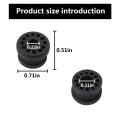 4pcs 68078974aa 68078975aa Transfer Case Shift Linkage Bushing Grommet Fits For 2007-2008 Dodge Ram 1500 Slt Extended Crew Cab
