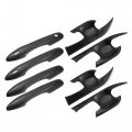 Acropix Car Exterior Door Handle Bowl Cover Set Decor Protector Outer Decoration Anti Scratch Fit For Toyota Camry Pack Of 8 