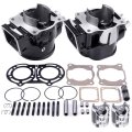 Cylinder Piston Gasket Top End Rebuild Kit For 1987-2006 Yamaha Banshee 350 93450-17129-00 93310-316d6-00 Adp11301da567s 