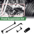 10pcs Front Suspension Kit Inner Outer Tie Rod End Sway Bar Link With Boots For Scion Tc 2005-2010 No K80230 K750009 Es3654