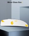 Ocpty Towing Mirror Glass Fit For 1999-2016d F-250 F-350 F-450 F-550 Super Duty 2000-2005 For Ford Excursion Manual Left Side