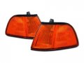 R L Racing Jdm Parking Corner Lights Amber Lens Signal Lamp For 1990-1991 Honda Civic 2dr 3dr Coupe 